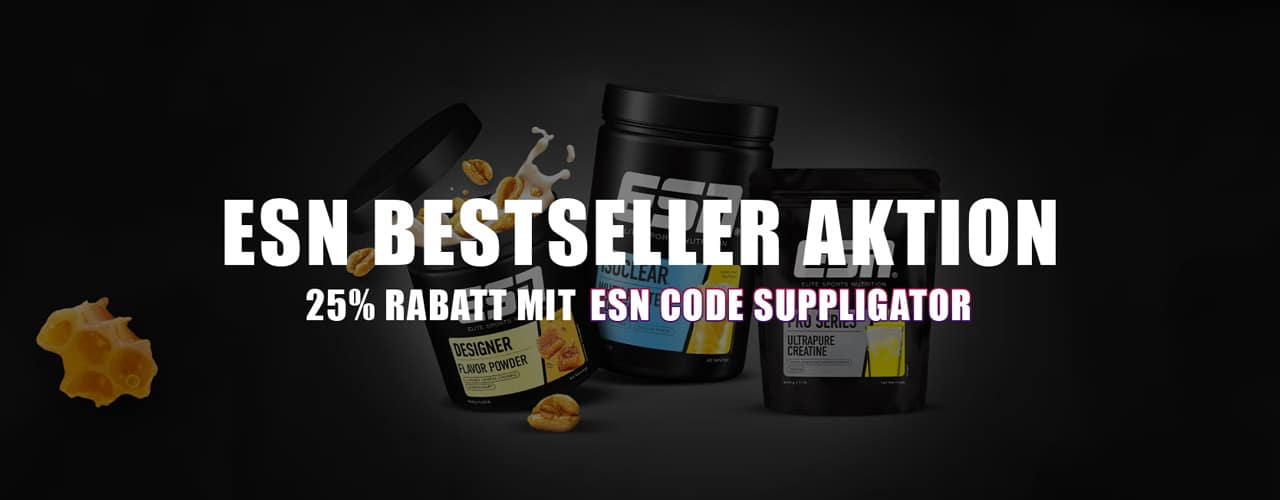 ESN-bestselleractie: 25% korting op alle topproducten