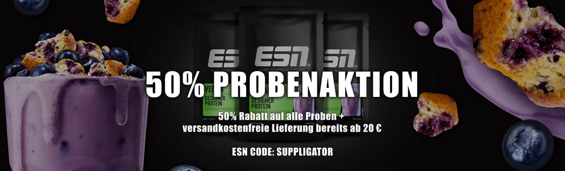 50% korting op ESN-proefpakketten met gratis verzending vanaf 20 euro