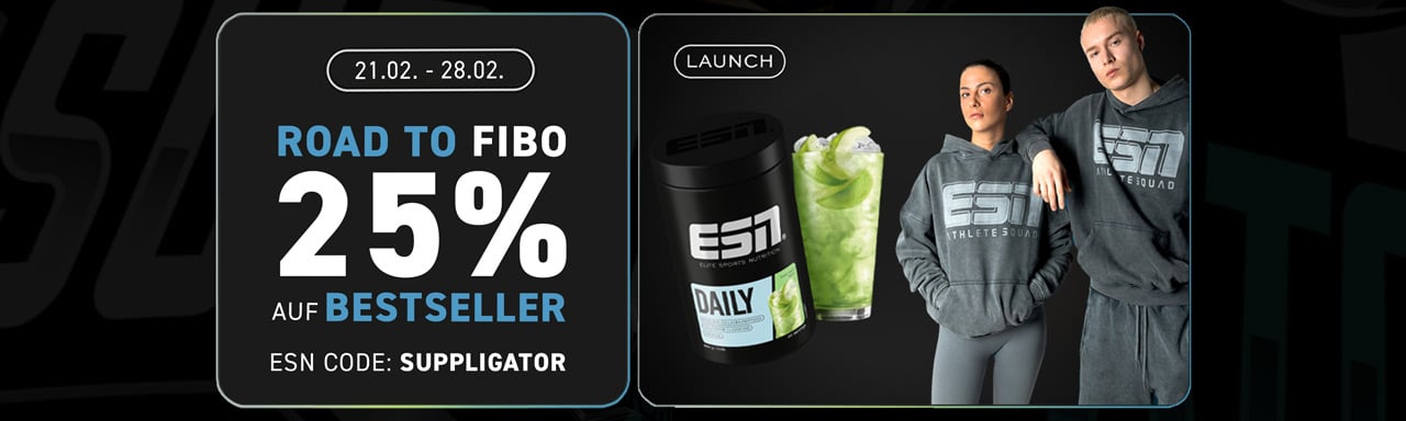 25% korting op ESN-bestsellers + nieuwe ESN-sportkleding