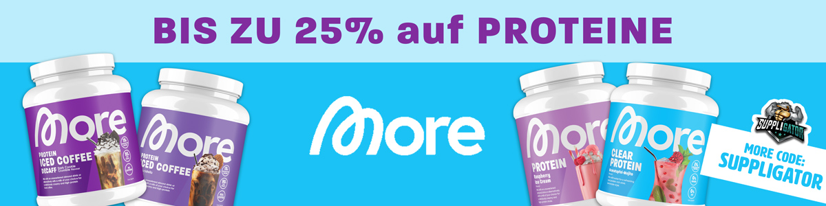 Tot 25% korting bij de More Summer-eiwitactie + 4 nieuwe producten