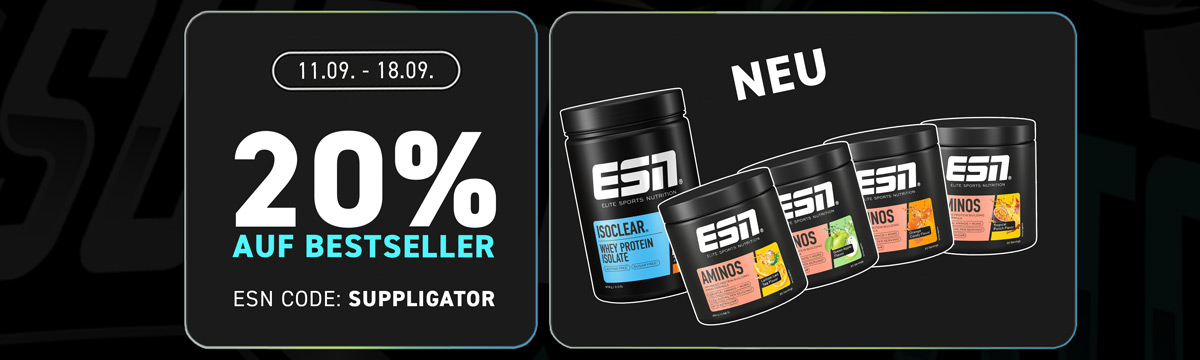 20% korting op alle ESN-bestsellers + grote ISOCLEAR-verjaardagsloterij en talrijke productlanceringen