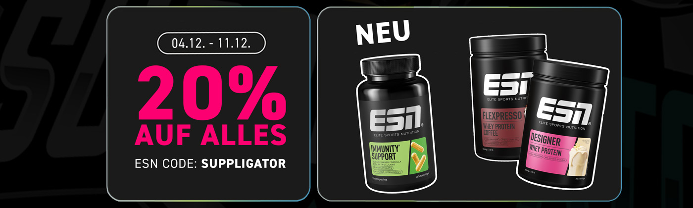 20% korting op alles ter gelegenheid van de herlancering van het nieuwe Immunity Support