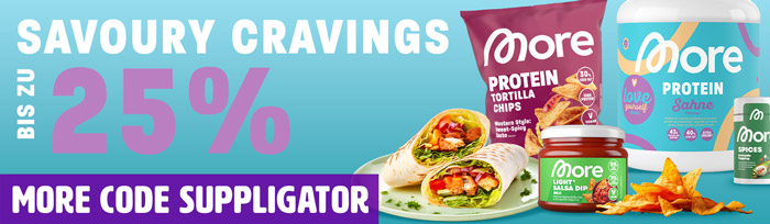 More Savoury-actie met tot 25% korting + lancering van de 2 kg proteïnerom