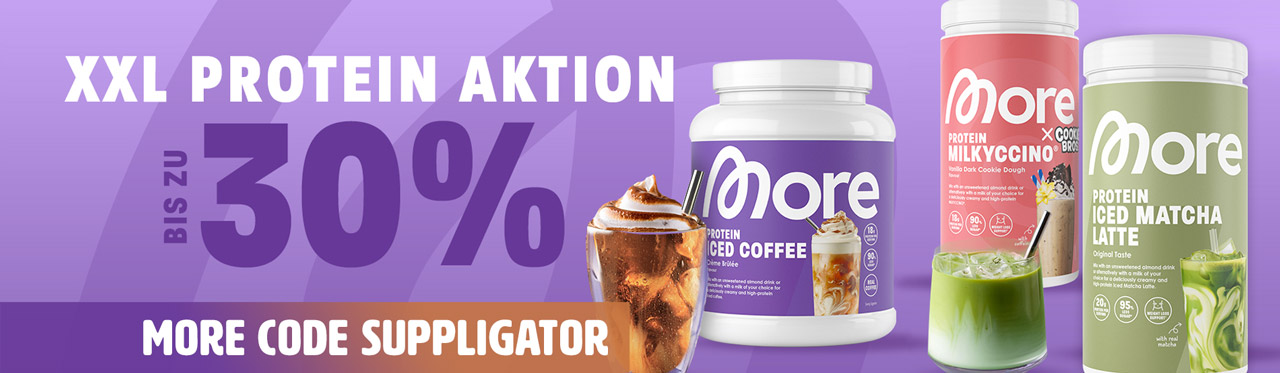Tot 30% korting bij de More-actie + lancering van de nieuwe Protein Saucen Fix