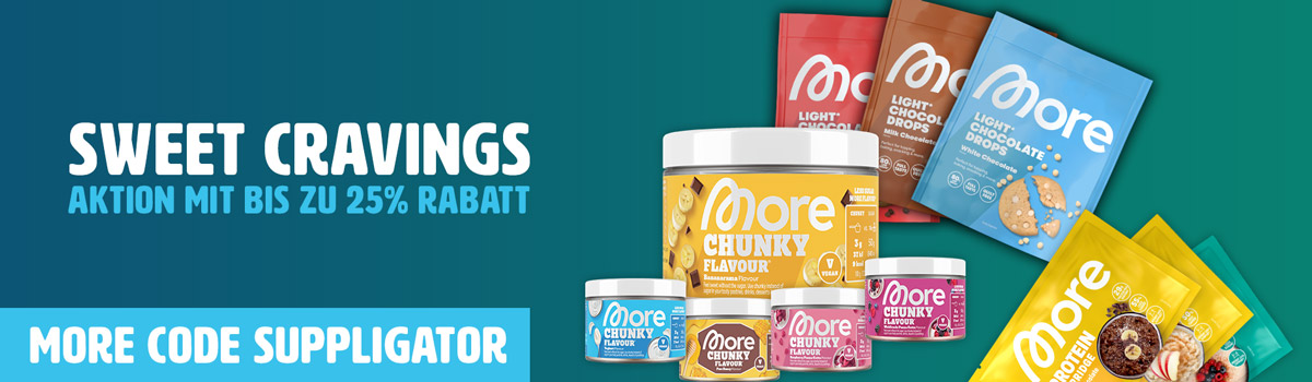 More Sweet Cravings-actie met tot 25% korting op Chunky Flavour en nieuwe producten