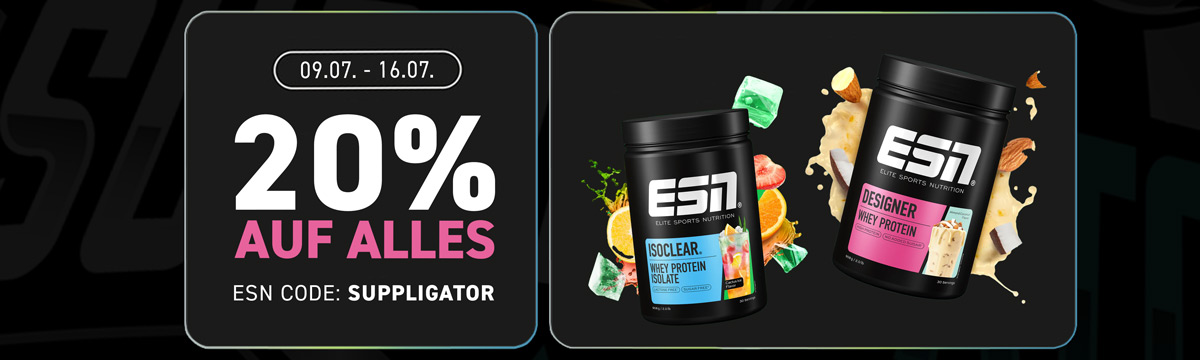 20% korting op alles bij ESN