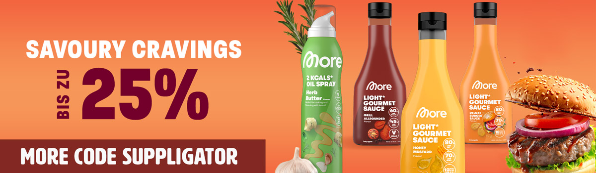 Tot 25% korting op More Savoury Cravings + lancering van de kruidenboterspray