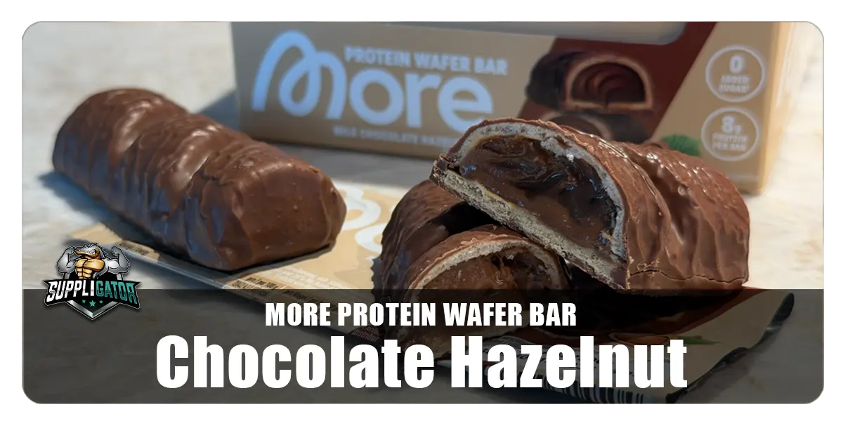More Wafer Bar – Eiwitrijk alternatief voor Kinder Bueno