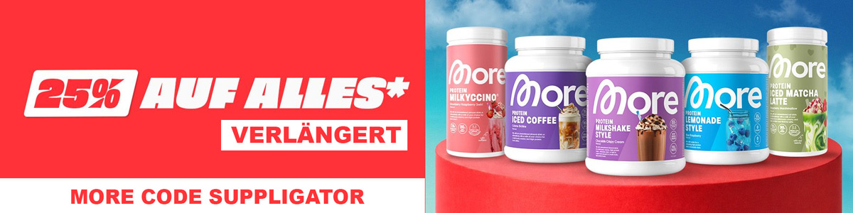 25% korting op alles bij More verlengd + veel nieuwe producten en herbevoorradingen