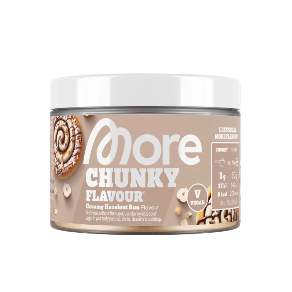 More Chunky Flavour Creamy Hazelnut Bun