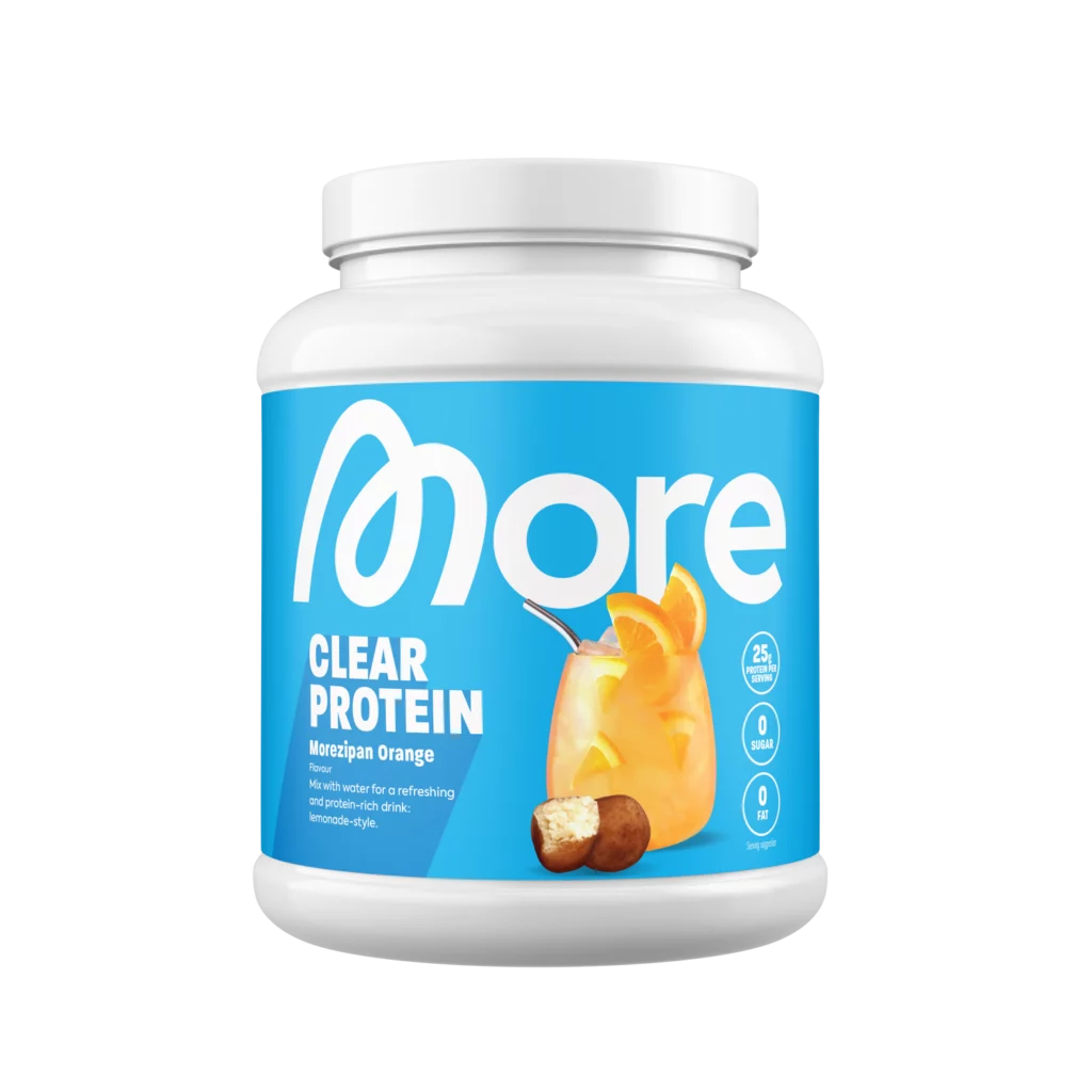 More Clear Protein Morezipan Orange
