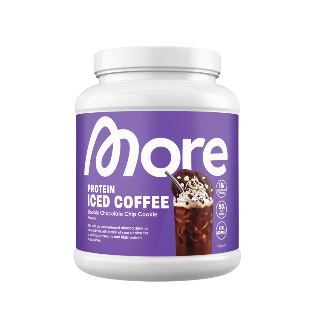 More Protein Iced Coffee Double Chocolate Chip Cookie