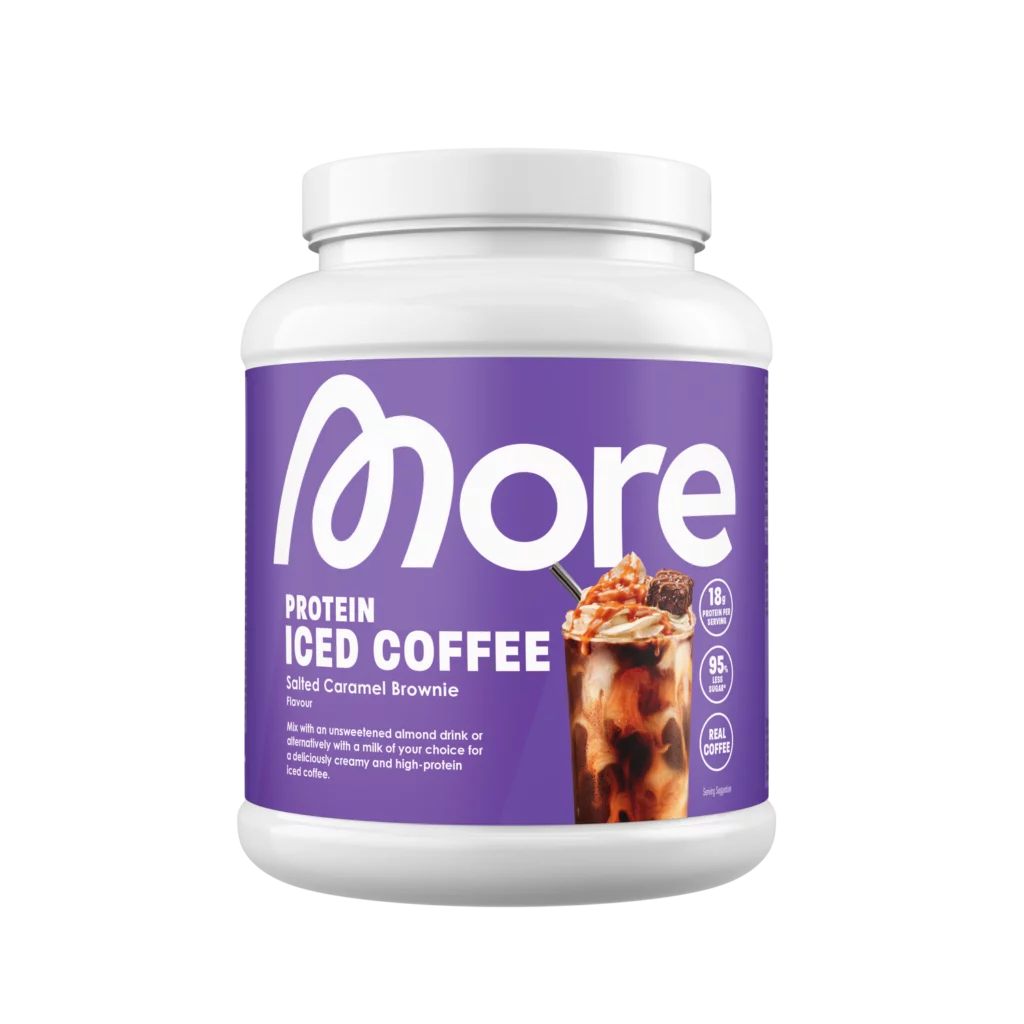 More Protein Iced Coffee Salted Caramel Brownie