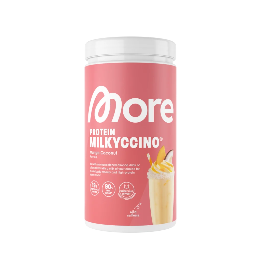 More Protein Milkyccino® – Mango Coconut