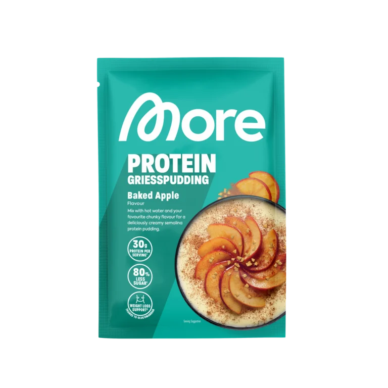 More Protein Grießpudding Baked Apple