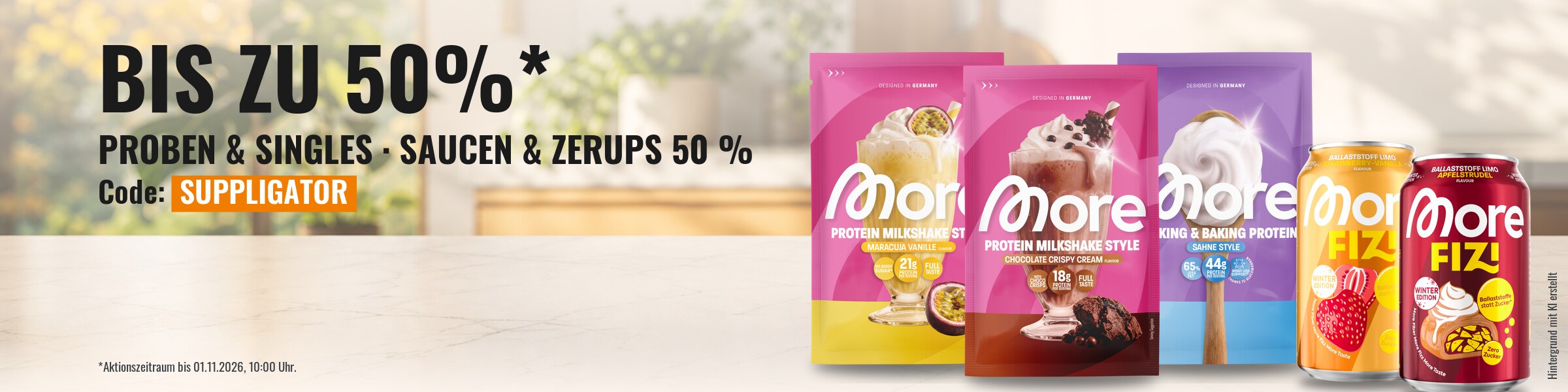 More: promo proefzakjes & single packs – tot 50% + 50% op Light Gourmet sauzen & Zerups